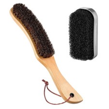 2 PCS Felt Hat Brushes Kit,Cowboy Hat Cleaner Including Horse Hair Brush and ...