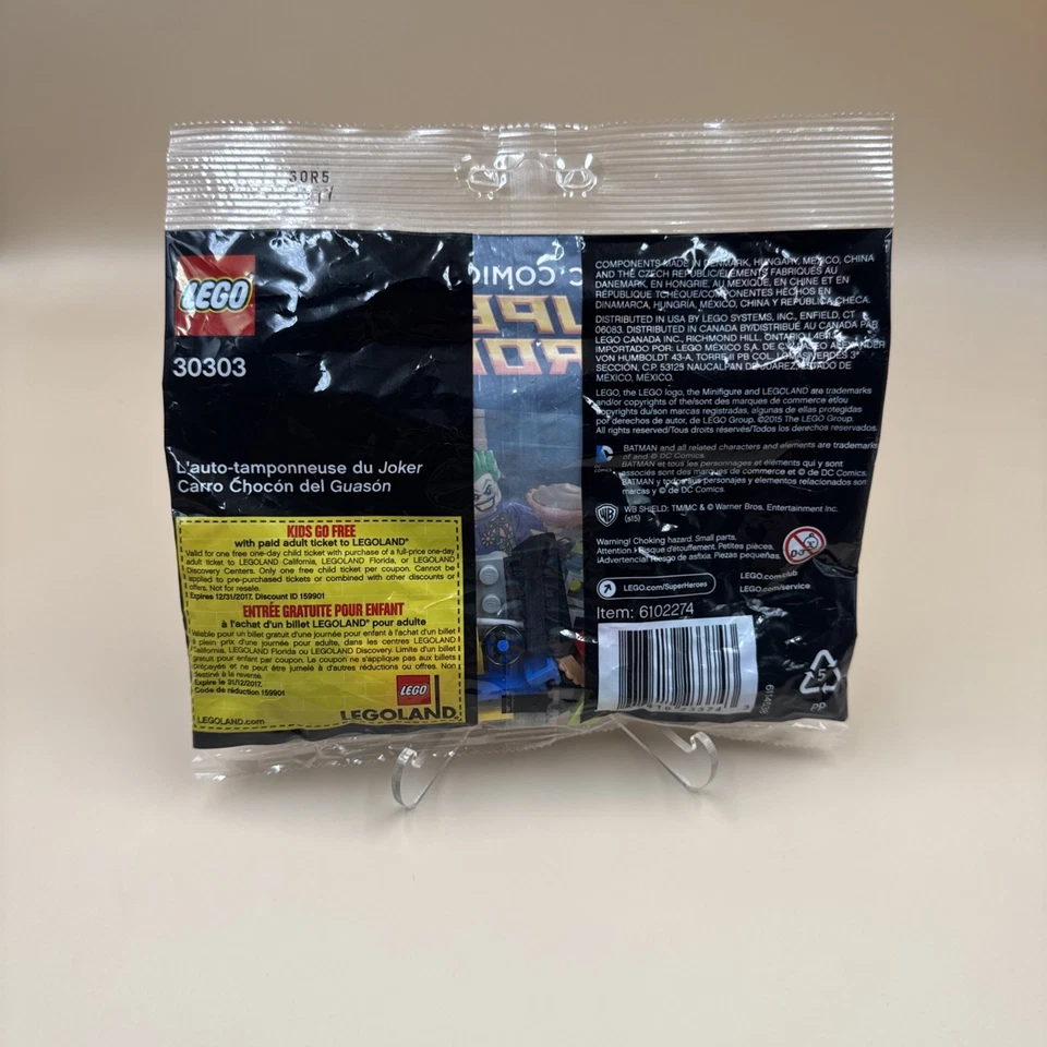 LEGO DC Comics Super Heroes: The Joker Bumper Car (30303) - New Sealed Polybag - Image 2 of 2