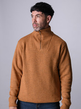 NWT Aran Men's Navigator Half-Zip Sweater, Choose Color  Size