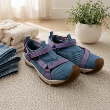 Teva Hurricane Drift Blue Purple Sport Sandals Size 4