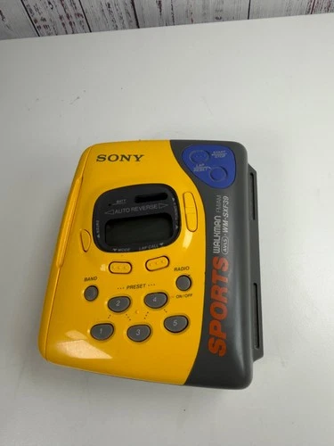 VINTAGE SONY SPORTS WALKMAN WM-SXF39 AM/FM Radio Cassette Player PARTS/REPAIR
