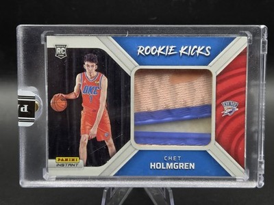 2022-23 Panini Instant Chet Holmgren Rookie Kicks Shoe Patch 1/10 RC RARE 