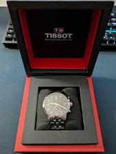 Tissot PRC 200 T461 Mens Chronograph Black & Yellow Dial  Watch S/ Steel Gents