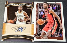 2025-26 Topps Basketball Auto Yves Missi Marks of Excellence #ME-YM Pelicans