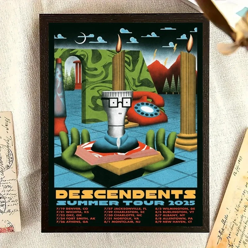 Descendents Summer Tour 2025 Vertical Poster