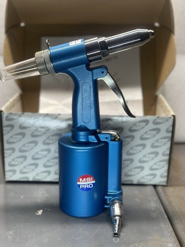 New - Hydro Pneumatic Riveter Msi-Pro Ahr-101 W/4-nosepiece Set