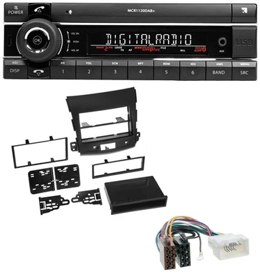 Kienzle Bluetooth MP3 USB DAB Autoradio für Citroen C-Crosser Mitsubishi Outland - Bild 1 von 4