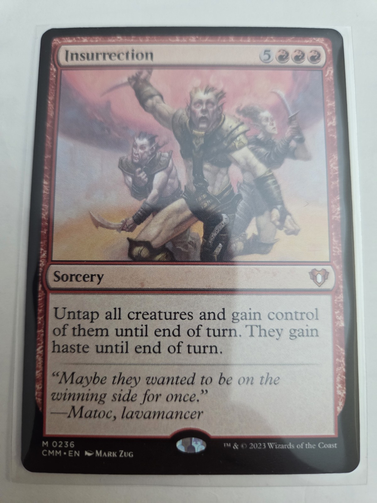 mtg, Insurrection Commander Masters Regular NM