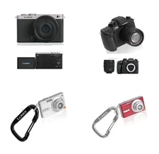 Lumix Miniature Camera Collection Capsule Toy Set 4 Pieces