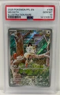 Pokémon TCG Meowth Phantasmal Flames Card 106/094 PSA 10 Illustration Rare