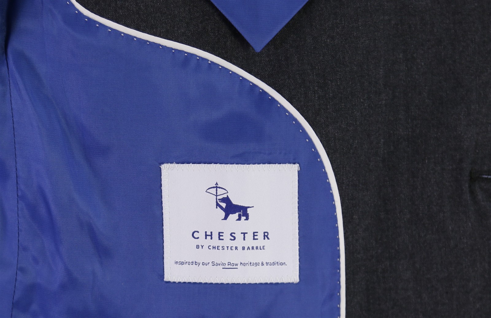 Chester Barrie Solid Gray 2-Btn Wool Blazer Jacke… - image 8