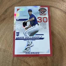 2025 Panini Prospect Edition Chase Dollander Holo Prospect Ticket Red /199