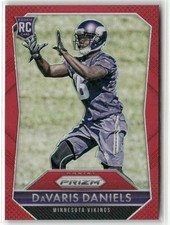 DaVaris Daniels RC 2015 Panini Prizm Red Minnesota Vikings #222