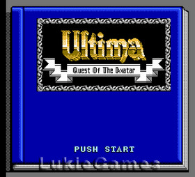 Ultima Quest Of The Avatar - Rare NES Nintendo Game
