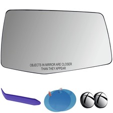 EAP Passenger Side Mirror Glass Compatible with Chevrolet Silverado 1500 2019...