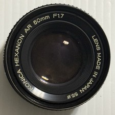 KONICA HEXANON AR 50mm F/1.7 for AR Prime Lens