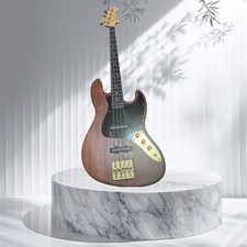 Schecter 2008 Jazz Bass Walnut Birdseye Wood 34in
