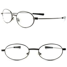 Old School Vintage Retro Fashion 80's Mens Womens Oval 2.25 Reading Glasses
