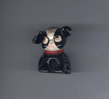 OLD CAST IRON FIGURAL DOG MINI PAPERWEIGHT, ST LOUIS PUP TYPE-TENNESSEE SOUVENIR