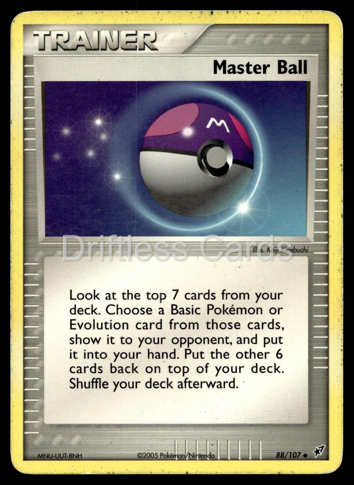 Master Ball 88/107 Uncommon Deoxys Pokemon MP