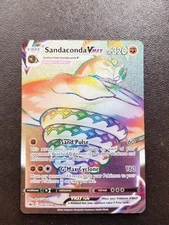 Sandaconda VMAX 206/198 Pokémon TCG 2021 Secret Rare Rainbow Chilling Reign NM