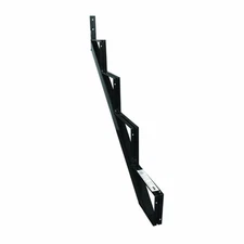 Pylex 13904 Riser 4 Steps Steel Stair Stringer, Black