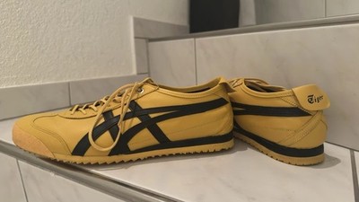 Onitsuka Tiger Mexico 66 SD Herren Sneaker Low Top Schnürung Gelb/Schwarz EU 44