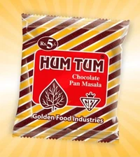 Hum Tum Chocolate Pan Masala – Mouth Freshener | 1 Box (48 Pouches) Expiry 2026