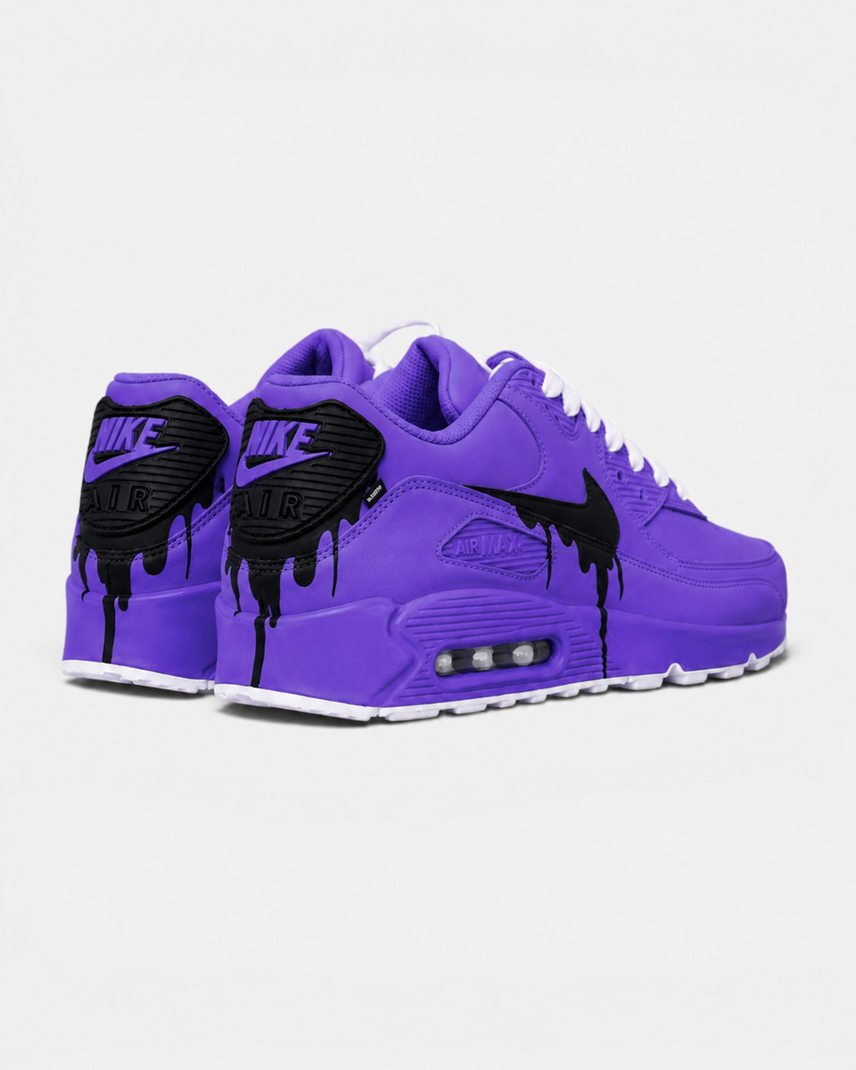 Nike Air Max 90 Black/Purple (9.5) Your Neighborhood Shoe Store | Shop Sneakers, Shoes  main image 4