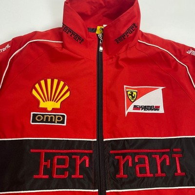 Vintage Ferrari F1 Racing Jacket, Embroidered Racing Team Jacket