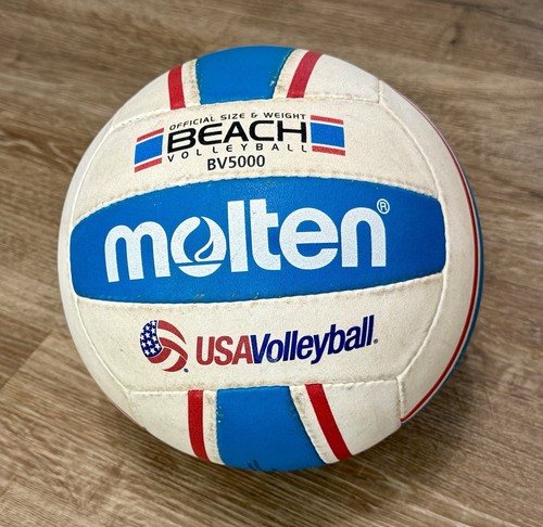 Molton Beach Volleyball BV5000 Official USA Outdoor Red White Blue