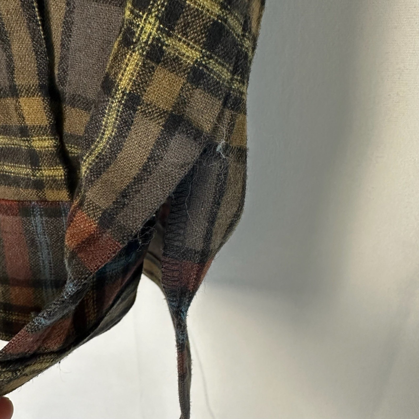 VTG Pendleton Wool Multicolor Plaid Pullover Wome… - image 10