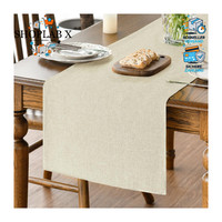 TischläUfer Abwaschbar Beige 40X180 Cm Herbst KüChe Esstisch Dekoration Party