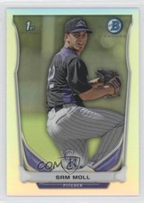 2014 Bowman Prospects Chrome Refractor 58/500 Sam Moll #BCP39 1m0