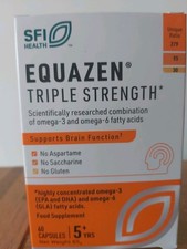 Image of Equazen Triple Strength OMEGA 3 & 6 Dietary Supplement 60 Capsules BBE 01/2028