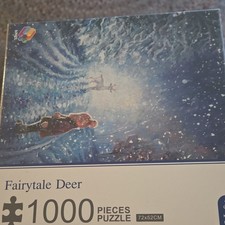 INCL Fairytales Deer Jigsaw Puzzle 1000 Piece Multicolor 72x52cm 1000 Pieces