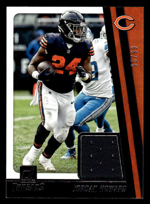 2018 Donruss #DT-JH Jordan Howard Threads Jersey #d /99! Chicago Bears