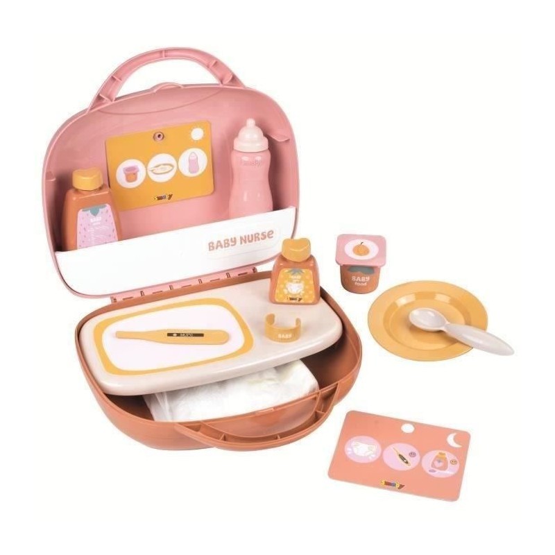 Smoby BN Vanity mallette de maquillage pour imiter maman pendant la routine du matin dès 3 ans