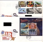 GB 2011  THUNDERBIRDS STAMPS - 3D SHEET FDCS X2