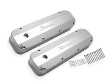 Holley Fabricated Aluminum Valve Covers For Ford Big Block 429-460 Natural