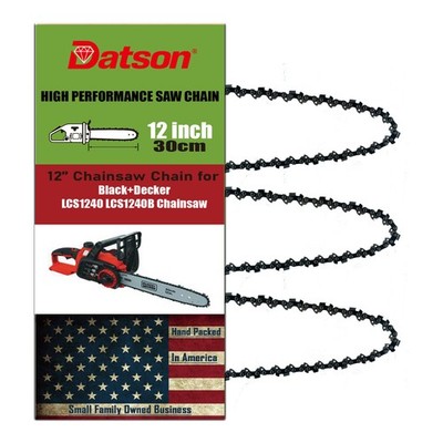 3PCS 12'' Chainsaw Chain FOR Black+Decker LCS1240,LCS12408,