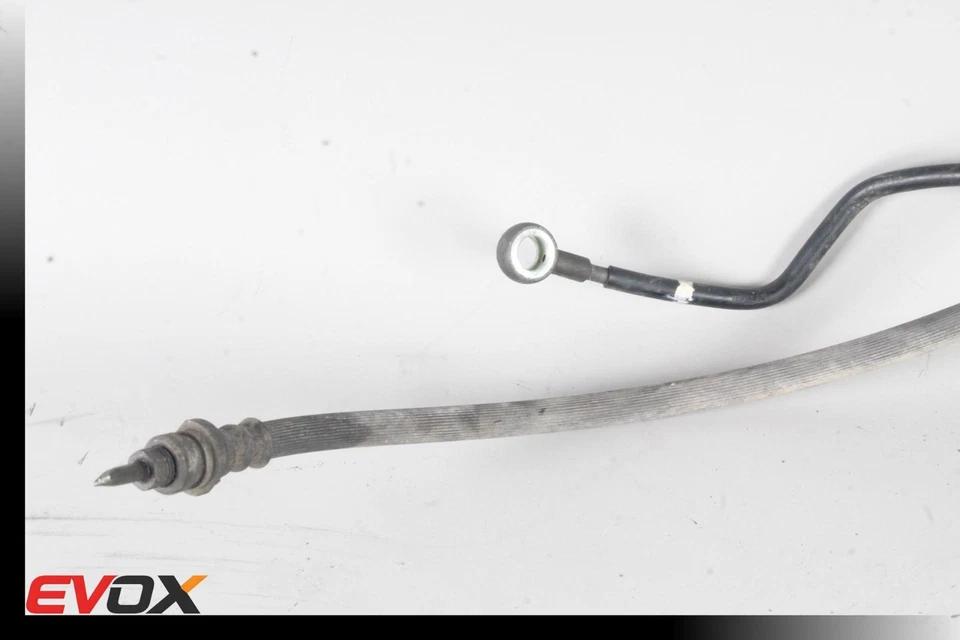 08-15 MITSUBISHI LANCER EVOLUTION EVO X FRONT LEFT BRAKE LINE HOSE OEM - Image 2 of 4