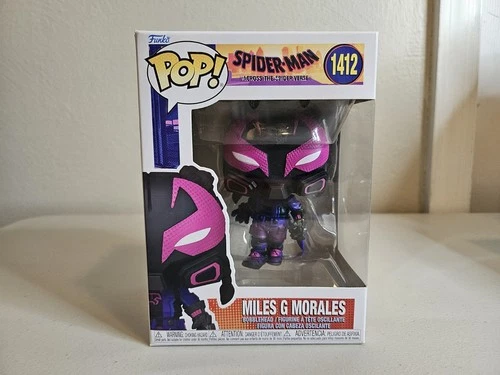 Miles G Morales Marvel Spiderman Funko Pop #1412 Vinyl Figure