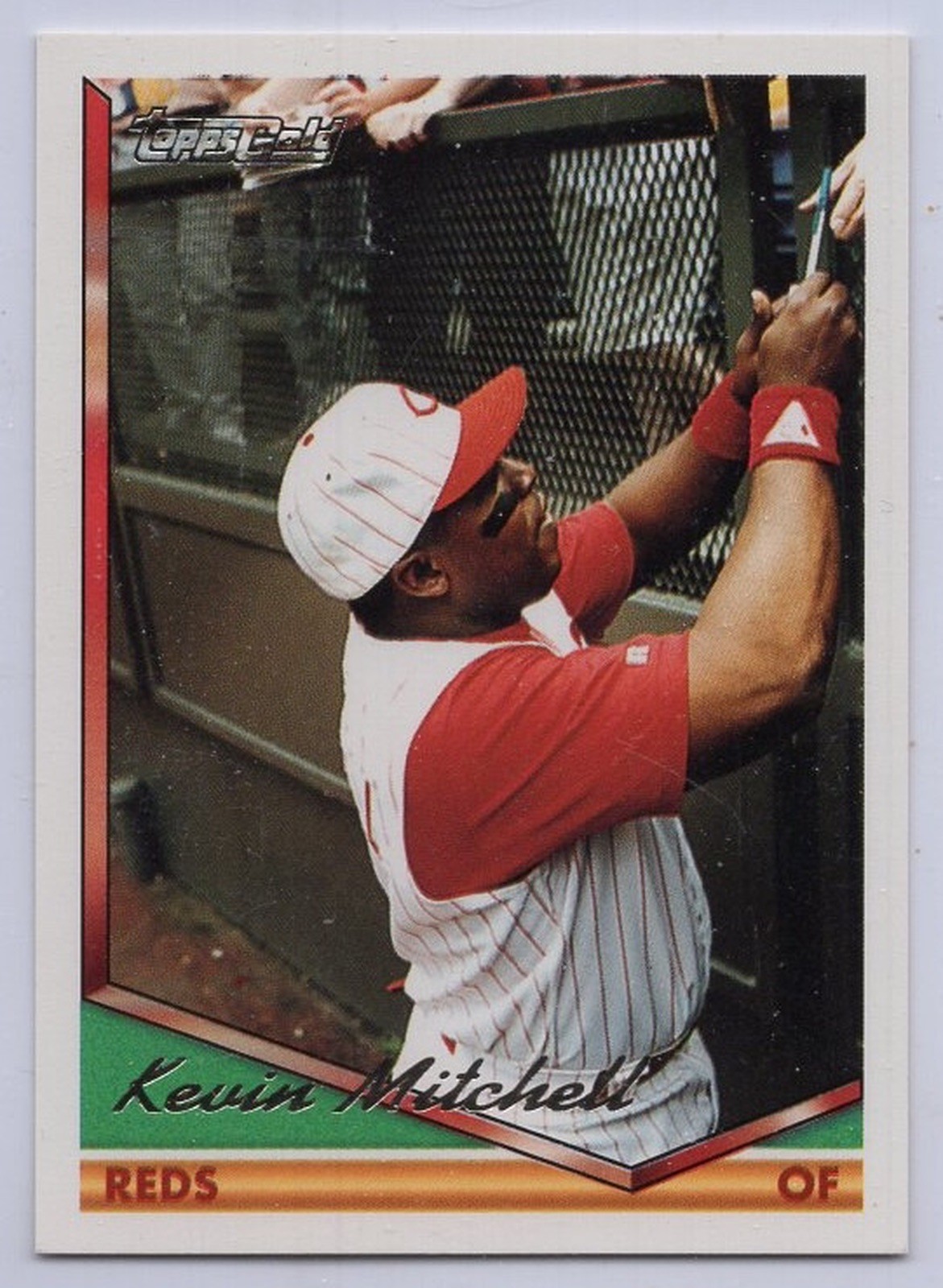 1994 Topps Gold #335 Kevin Mitchell in NrMT Condition