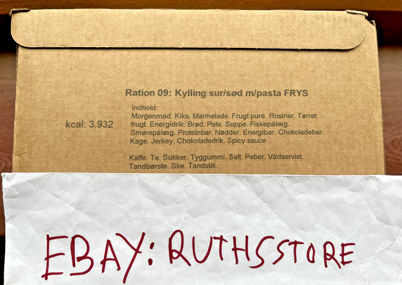 Danish armed forces 24 hour ration Denmark mre pack military meals ready to eat