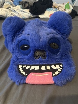 Fuggler Funny Ugly Monster Hat Trucker Hat Adjustable Cap Blue Furry Monster 