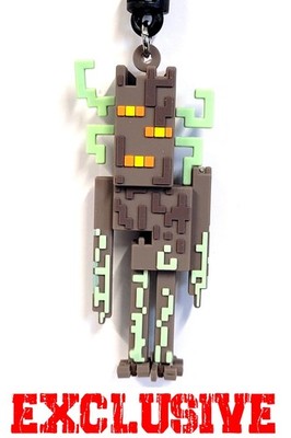 3D Foam Figural Key Chain Clip Monogram Blind Bag Minecraft Series 5 Creaking