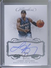 2018-19 Panini Flawless Momentous Auto 1/25 Larry Hughes #MA-LHS Auto 3d3