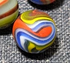 5/8" Killer Early Vacor 1st Run Frosted Michelagelo Retired Vintage Marbles MM