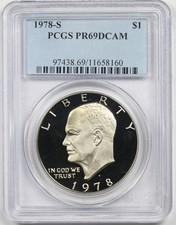 1974-S $1 PCGS MS66 (Silver), MS66 - PCGS Auction Prices